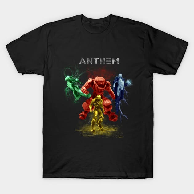 anthem paint color T-Shirt by serre7@hotmail.fr